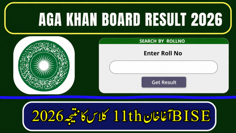 Aga Khan Board 11th Class Result 2026