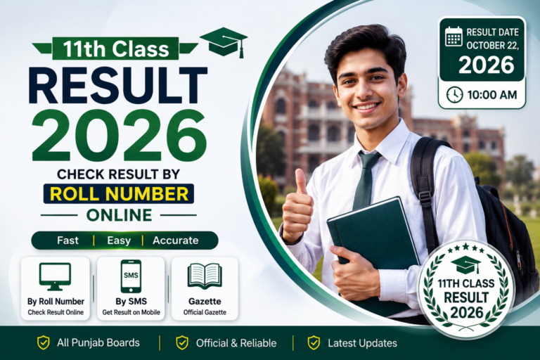 11th Class Result 2026 – Check Result by Roll Number Online